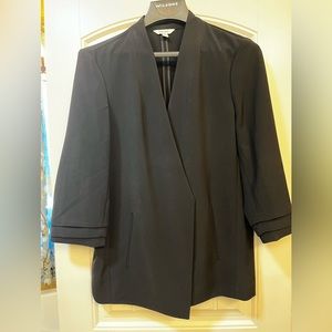 3/4 Sleeve Black Blazer